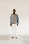Wooden Loco Denim Cardigan — Righe Homme-WOODEN-Industrie