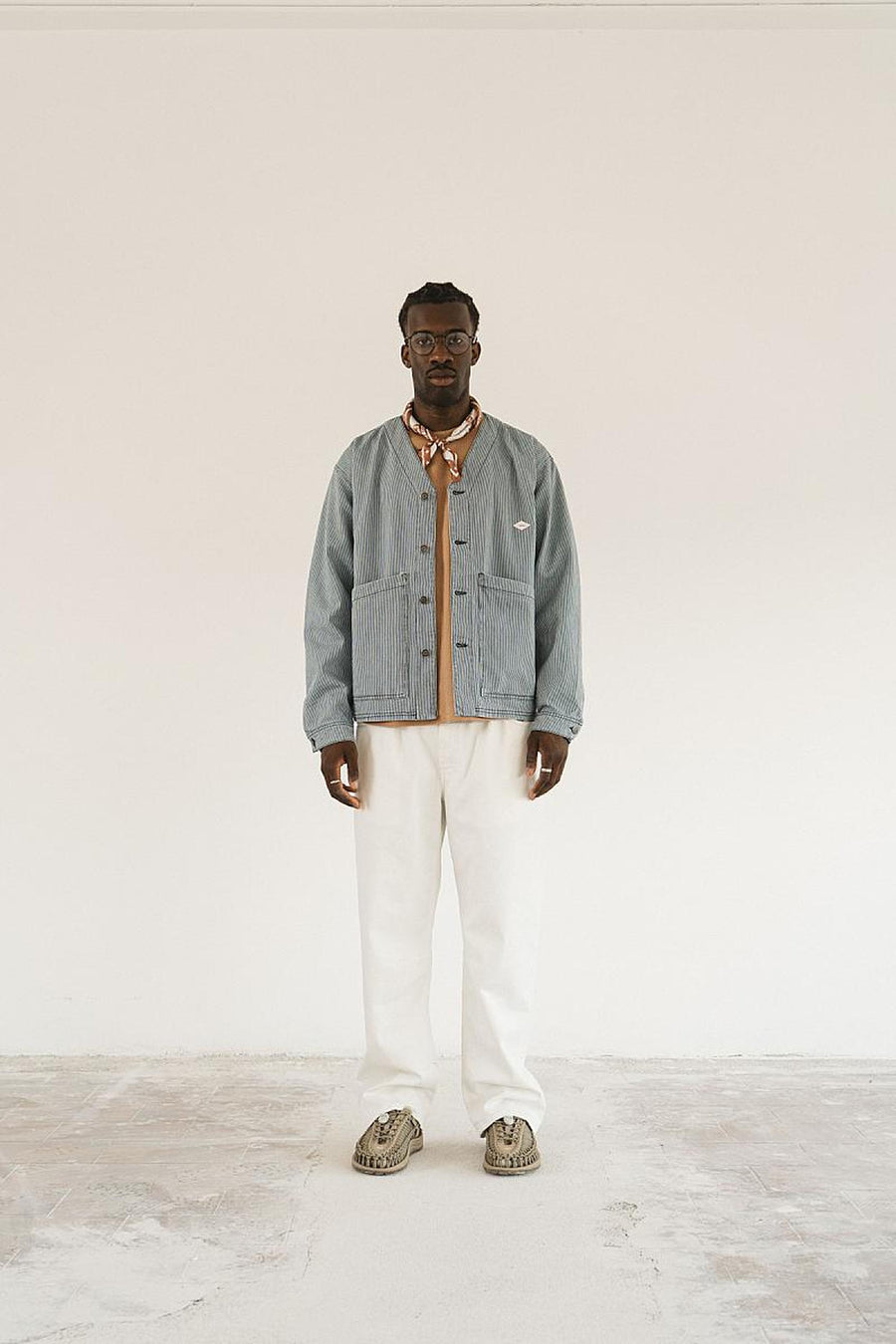 Wooden Loco Denim Cardigan — Righe Homme-WOODEN-Industrie