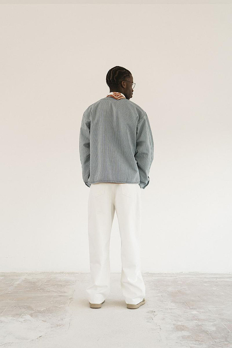 Wooden Loco Denim Cardigan — Righe Homme-WOODEN-Industrie
