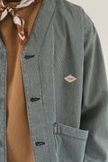 Wooden Loco Denim Cardigan — Righe Homme-WOODEN-Industrie