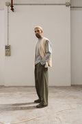 Wooden Big Osaka Pant — Verde / Nero Homme-WOODEN-Industrie