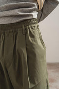 Wooden Big Osaka Pant — Verde / Nero Homme-WOODEN-Industrie