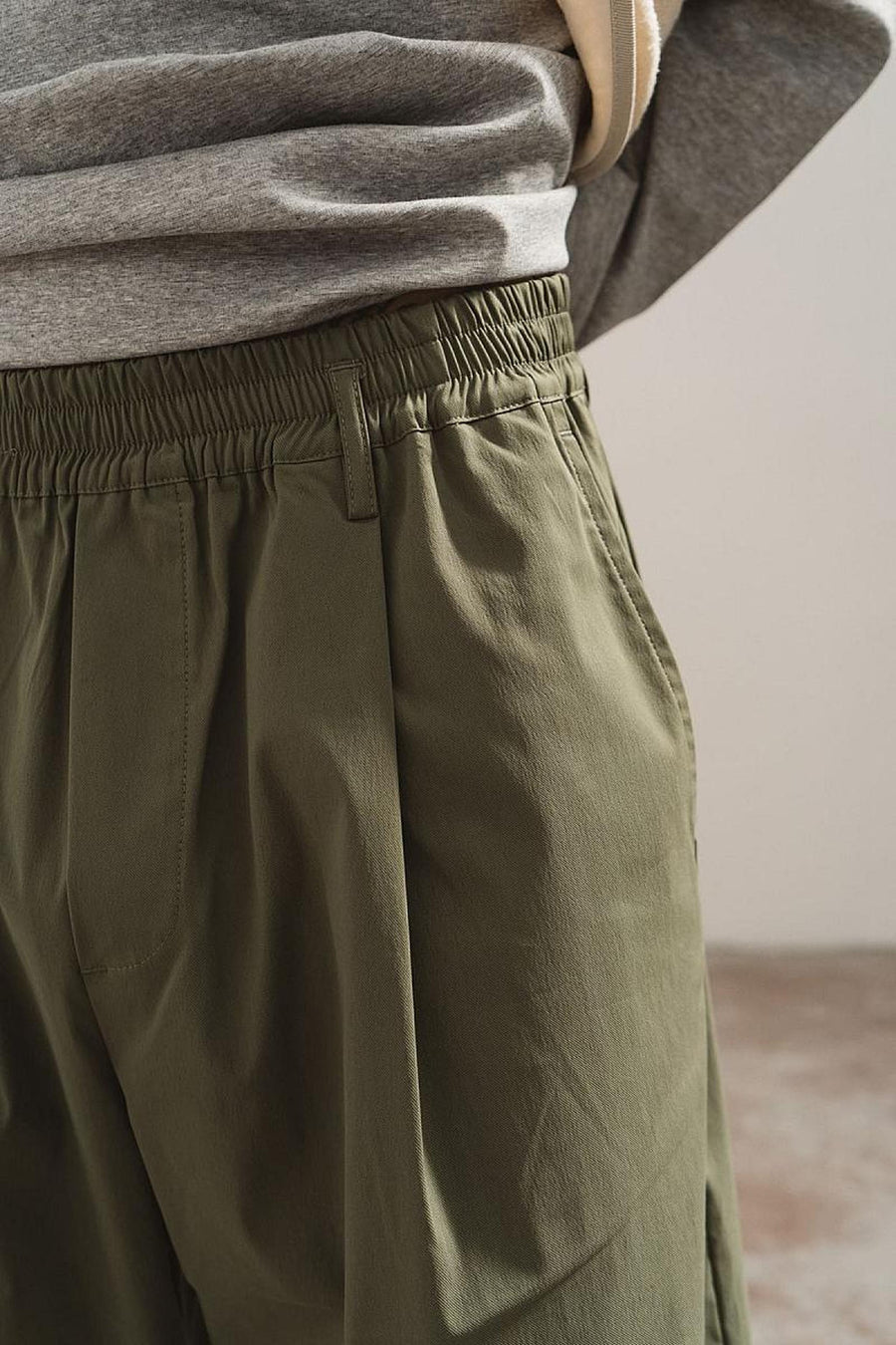 Wooden Big Osaka Pant — Verde / Nero Homme-WOODEN-Industrie