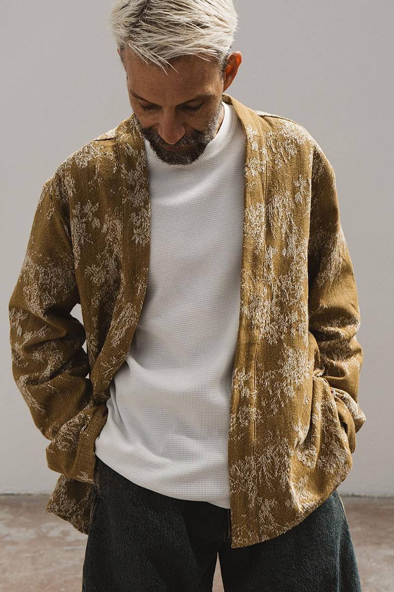 Wooden Bilbao Vest — Ocra / Over Patch Blu Homme-WOODEN-Industrie