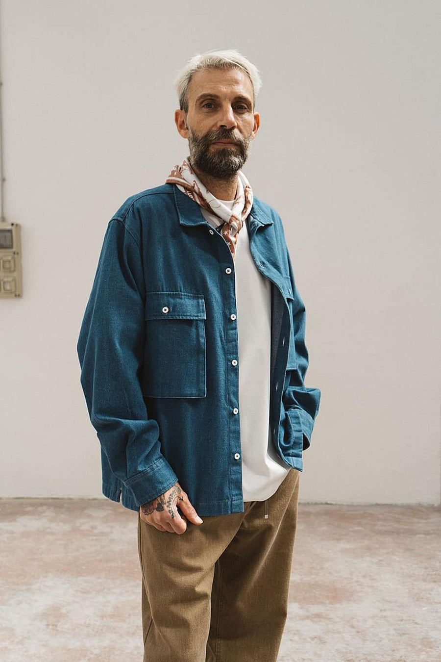 Wooden Billy Shirt — Blue Homme-WOODEN-Industrie