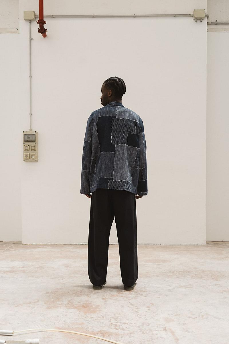 Wooden Bilbao Vest — Ocra / Over Patch Blu Homme-WOODEN-Industrie