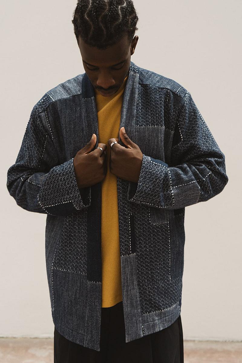 Wooden Bilbao Vest — Ocra / Over Patch Blu Homme-WOODEN-Industrie