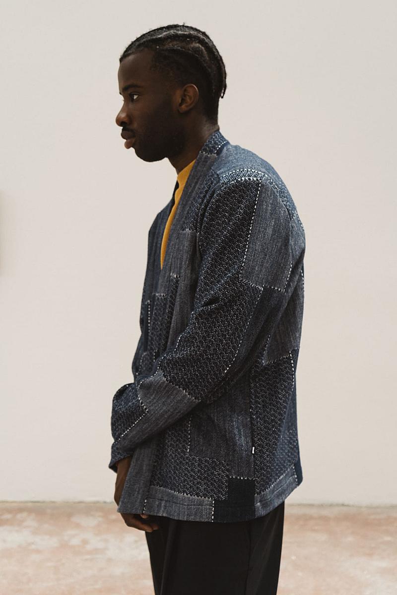 Wooden Bilbao Vest — Ocra / Over Patch Blu Homme-WOODEN-Industrie