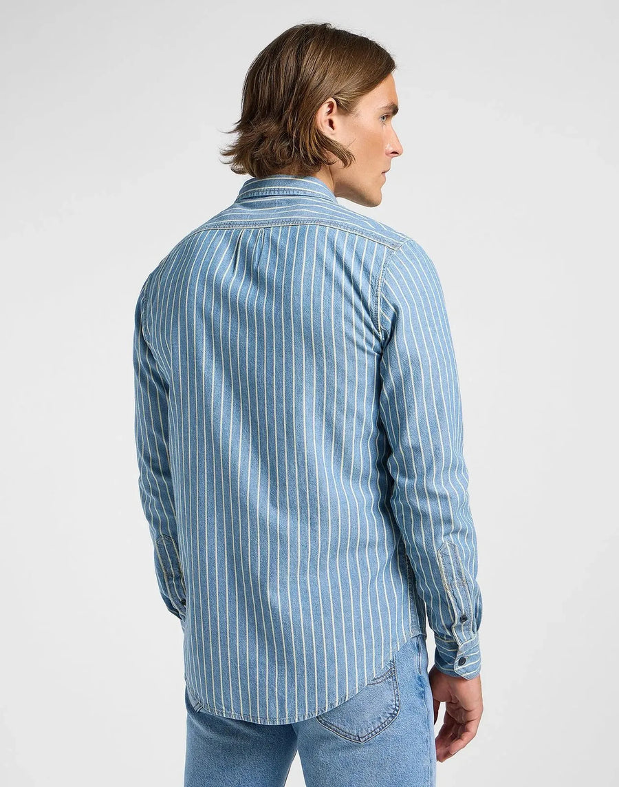 Lee Leesure Shirt — Indigo Dobby-LEE-Industrie