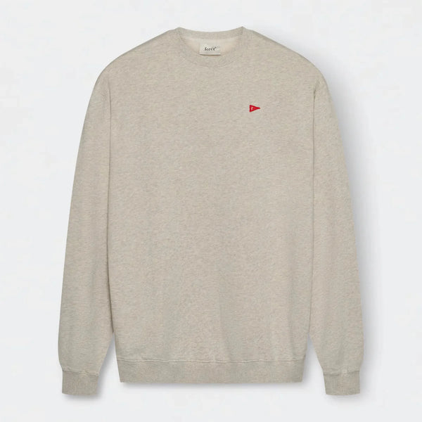 Forêt Flag Sweatshirt — Snow Melange