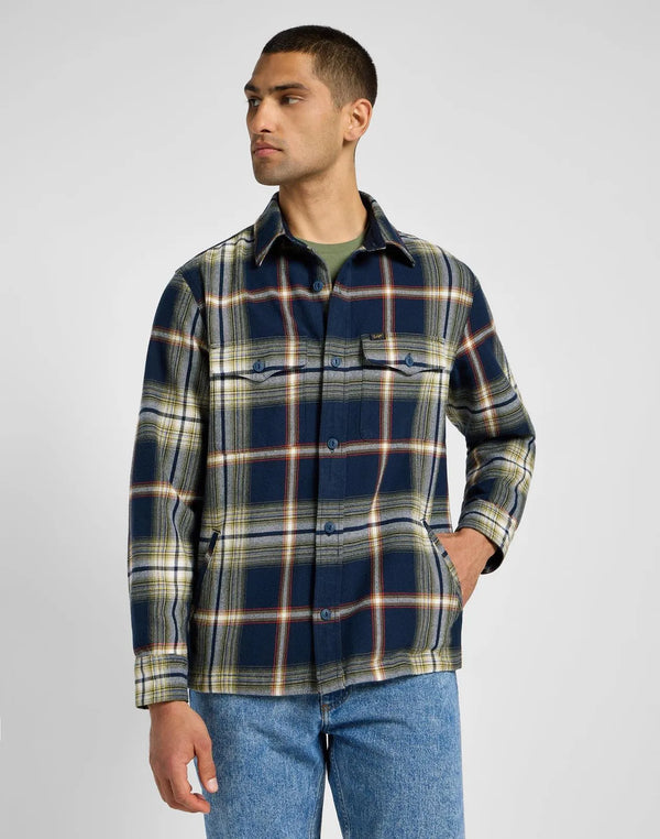 Lee Overshirt Flap Pocket — Navy