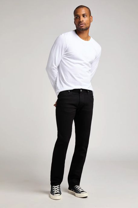 Lee Jean Daren Zip Fly — Clean Black