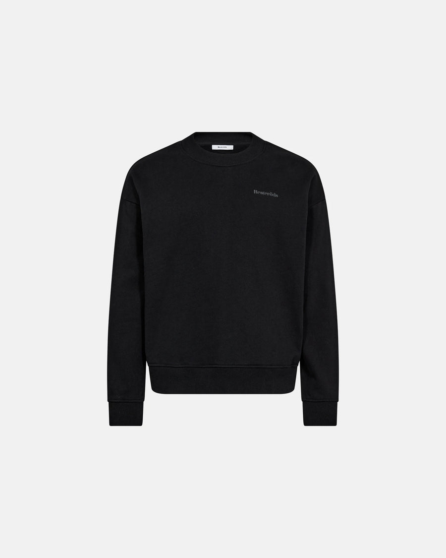 sweatshirt with crew neck drake 100 cotton black fit 1600x2000x100
