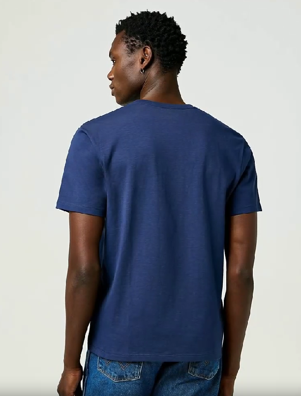 wrangler   classic tee   navy  2