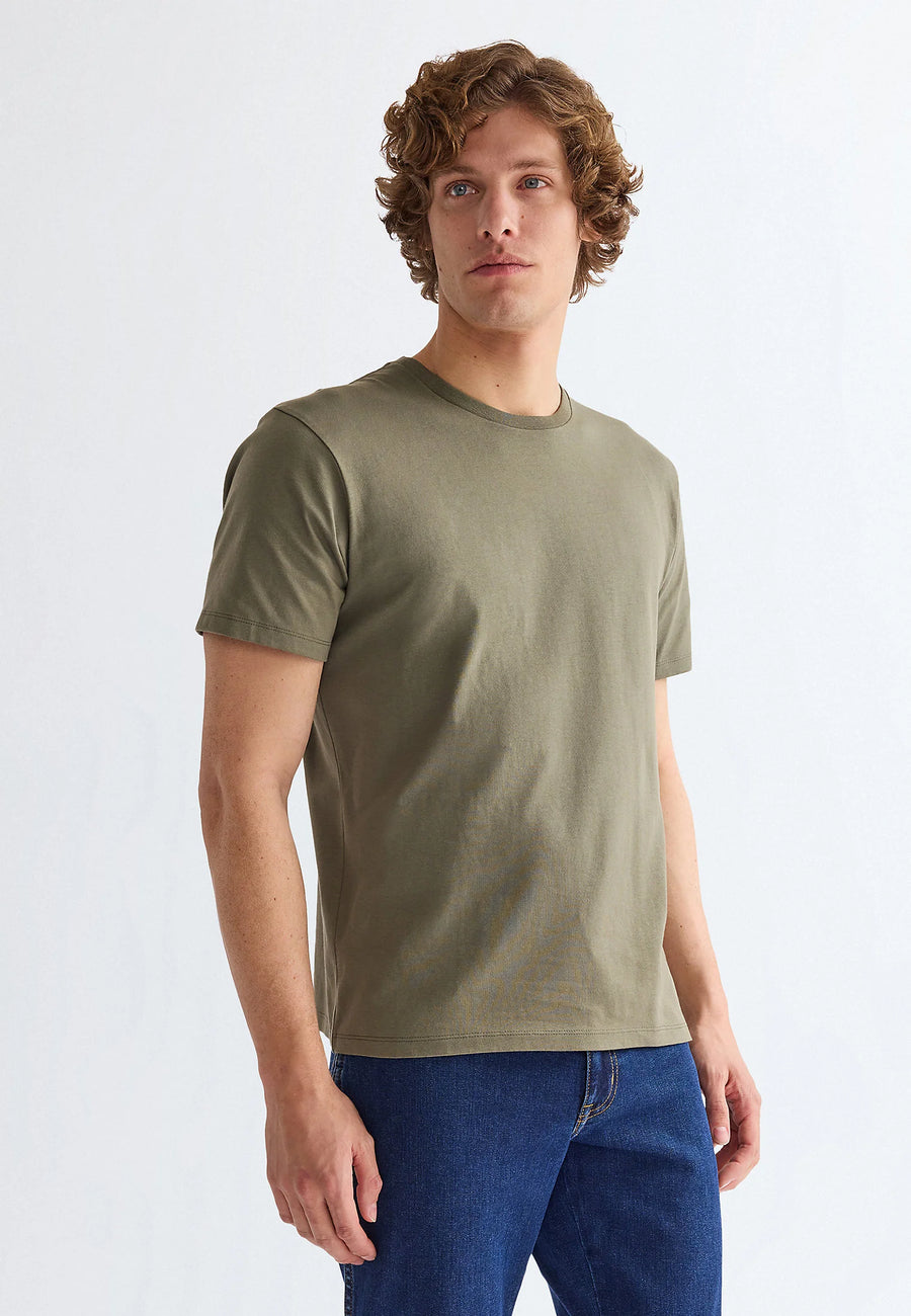 wrangler   classic tee   olive 2