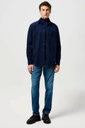 wrangler 1 PKT CORDUROY SHIRT navy 3