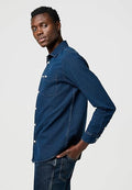 wrangler 1 PKT SHIRT blue oxide 4