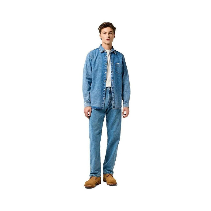 wrangler 1 PKT SHIRT indigo valley 3