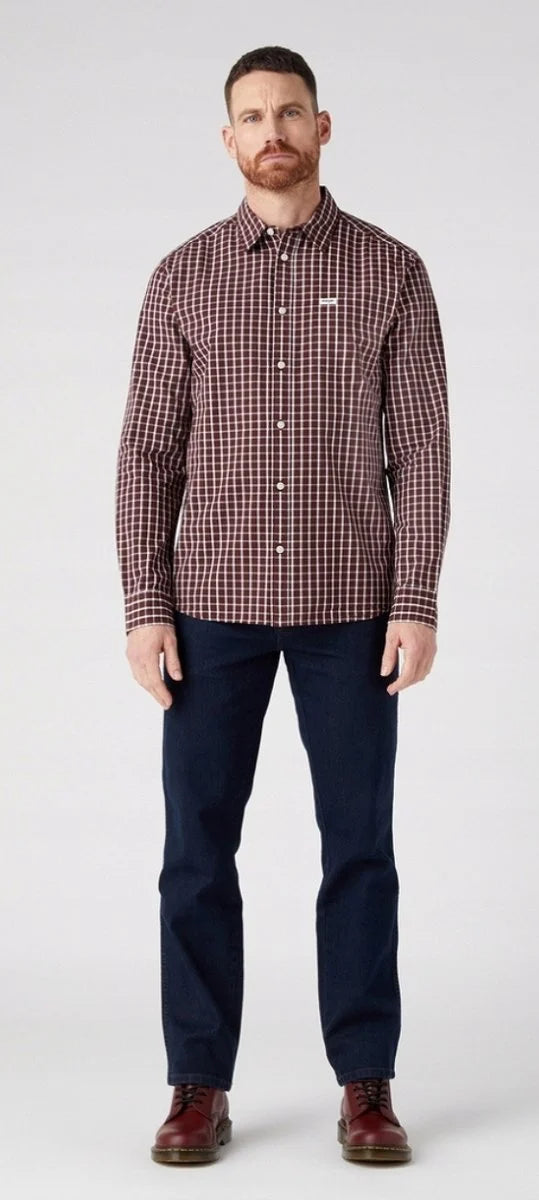 wrangler 1 POCKET SHIRT DAHLIA 3