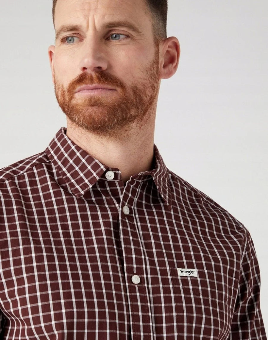 wrangler 1 POCKET SHIRT DAHLIA 4