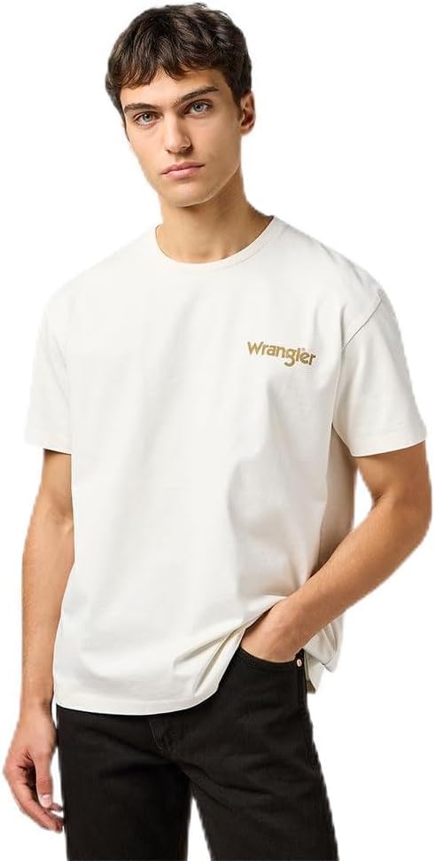 wrangler CJ GRAPHIC TEE VINTAGE WHITE 1
